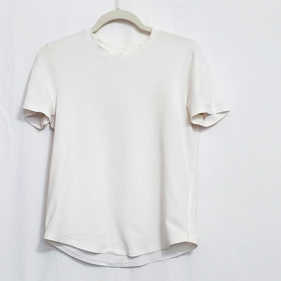 lululemon athletica Tops - Lululemon Pima Cotton White Tee Shirt